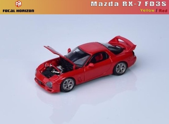 新品 Focal Horizon FH 1/64 マツダ RX-7 FD3S A Spec Mazda Speed B