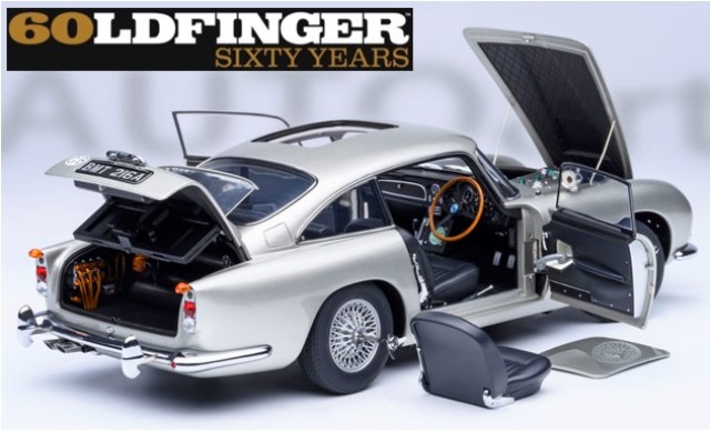 新品 70296 オートアート 1/18 アストンマーティン DB5 「007
