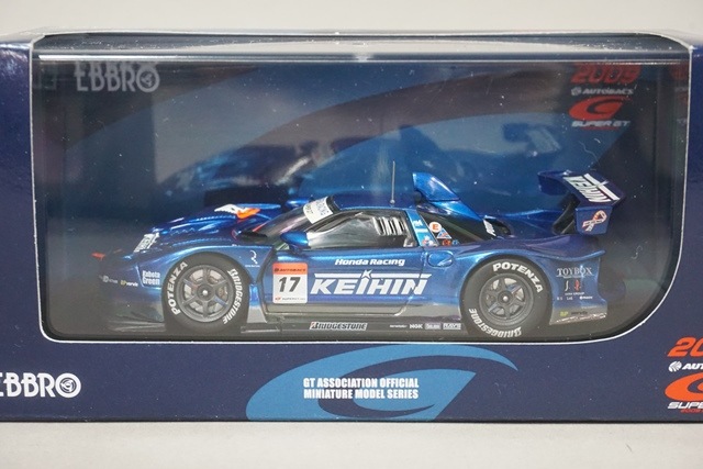 1/43 エブロ 44179 ホンダ ケイヒン NSX スーパー GT500 2009 #17