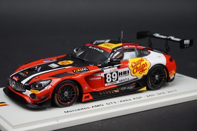 1/43 スパーク SB163 メルセデス AMG GT3 #89 24H SPA 2017 AKKA ASP D