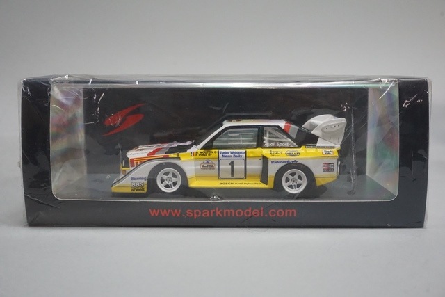新品 S7897 スパーク 1/43 アウディ Audi Sport quattro S1 E2 #1 Manx