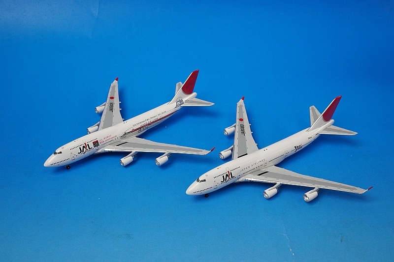 1/400 B747-400 JAL Yokoso!JAPAN JA8089 国際線就航50周年 JA8906