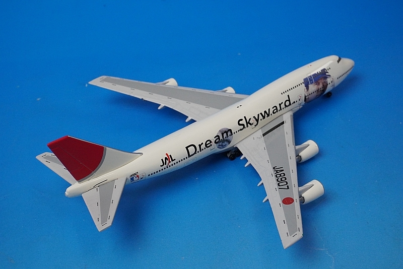 1/400 B747-400D JAL Dream Skyward 松井秀喜 JA8907 DREAM FLYERS