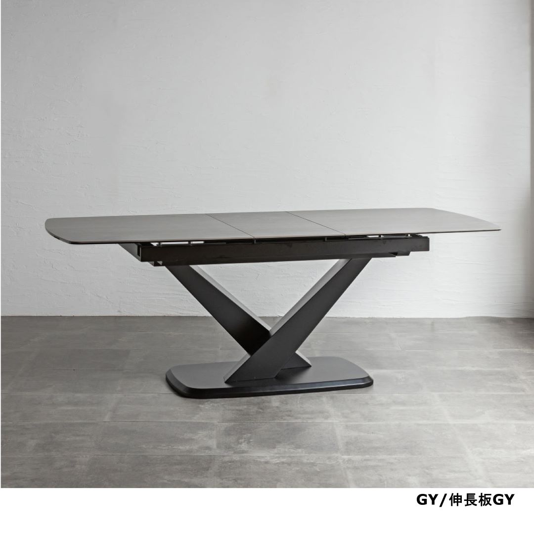 セラミック天板】伸長式ダイニングテーブル ラブラ 幅160～200cm