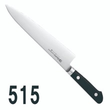 庖丁各種｜ミソノ モリブデン鋼 骨すき 丸型（西型）（片刃） 542