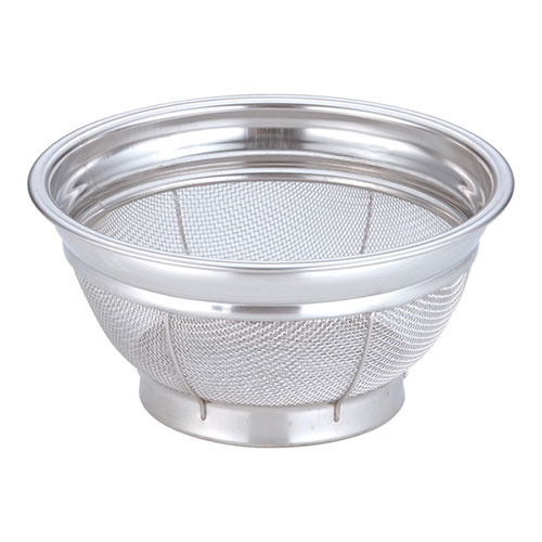 18-8 浅型ざる｜餅つき道具の事なら藤田道具へ