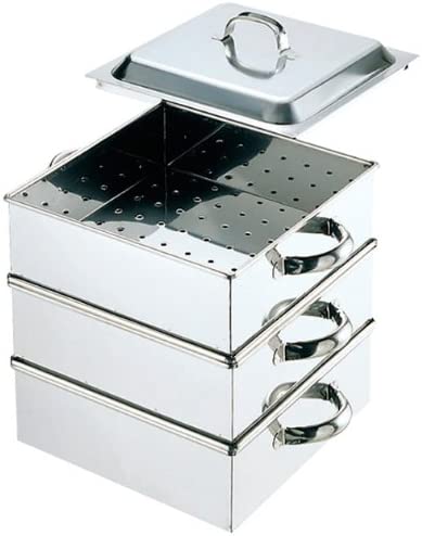 専用ガスコンロ付 ST角蒸し器2段セット｜調理道具のレンタル