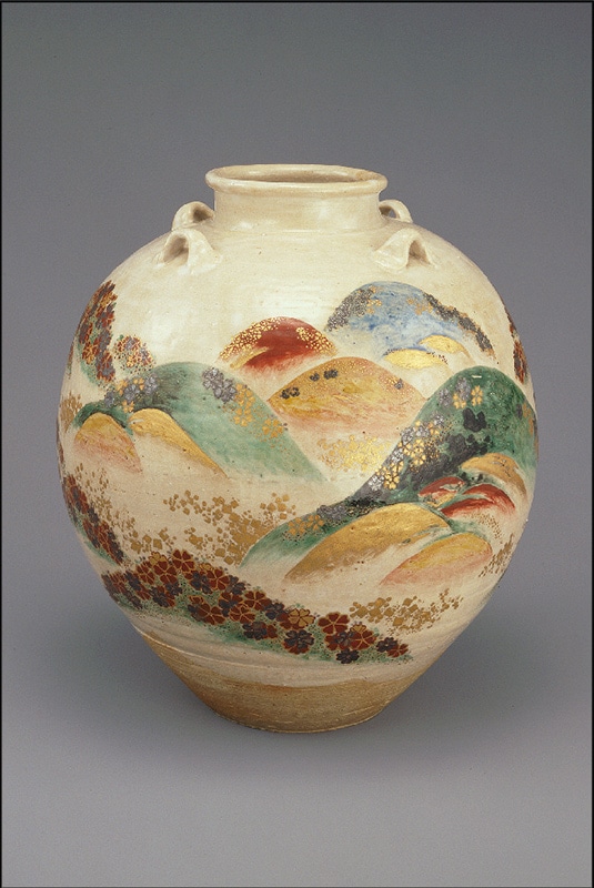 ポストカード 野々村仁清《色絵吉野山図茶壷》 | オリジナルグッズ