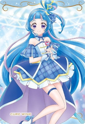 No.02 キュアウインク/蒼風なな N (2811135) プリキュアカード