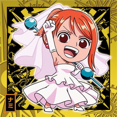 SW12-19 ナミ R にふぉるめーしょん ワンピース大海賊シールウエハース