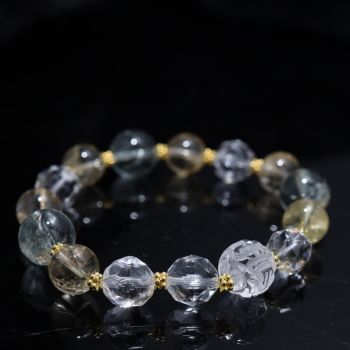 モルダバイト ブレスレット7mm 鑑別書付き｜パワーストーン