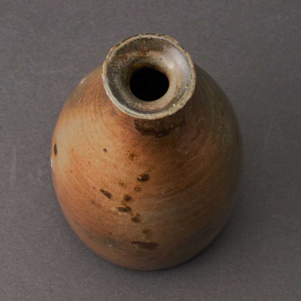 白丹波辣韮徳利（今西公彦） Tanba Sake Bottle（Masahiko Imanishi