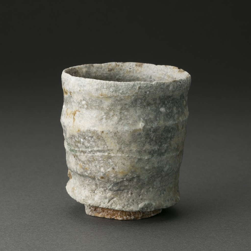 信楽窯変ぐい呑（古谷和也）Shigaraki Sake Cup（Kazuya Furutani
