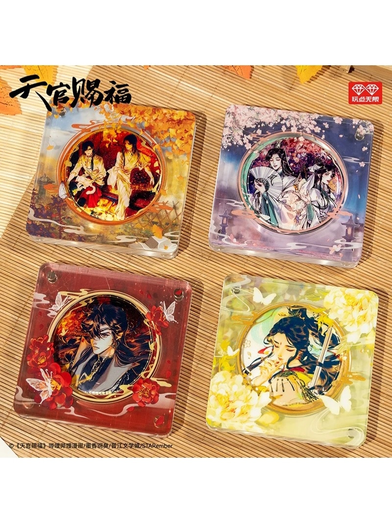 天官賜福漫画 玩点無限 画旅同行シリーズ 缶バッジ&アクリルフレーム