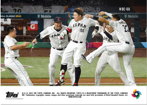 2023 TOPPS NOW WBC #66 村上宗隆 WALK-OFF 2B CAPS WBC MATCH UP