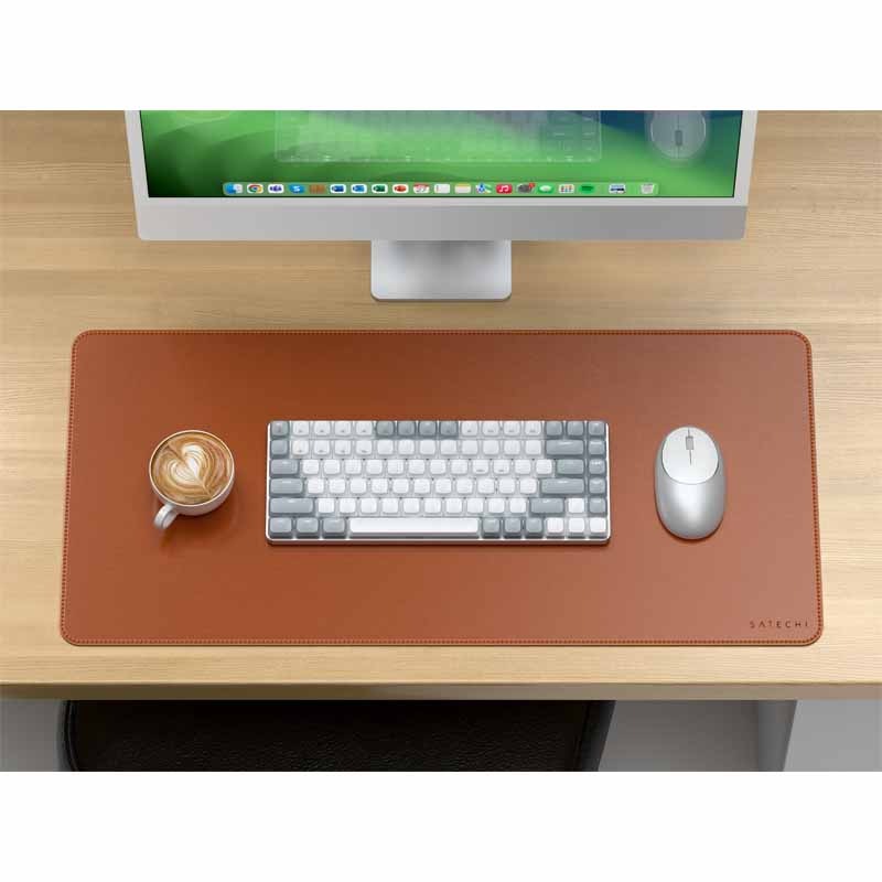 Satechi Vegan-Leather Premium Desk Mat ヴィーガンレザープレミアム