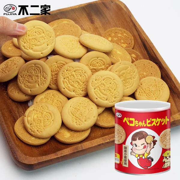 不二家 ペコちゃんのどこでもビスケット 保存缶100g ｜ あんしんの殿堂