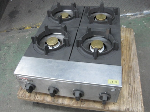 山岡金属工業】【業務用】【中古】 ガスコンロ SPK-574 プロパンガス