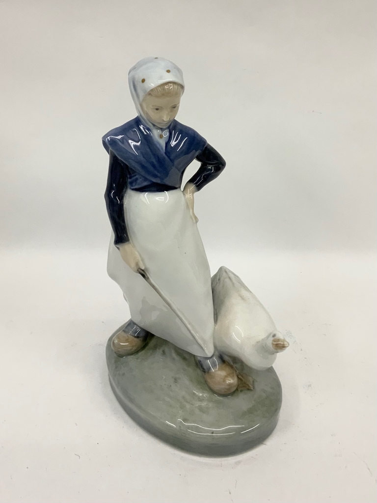 ロイヤルコペンハーゲン フィギュリン 「アヒルと少女」 | 北欧陶器