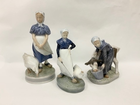 ロイヤルコペンハーゲン フィギュリン 「アヒルと少女」 | VINTAGE