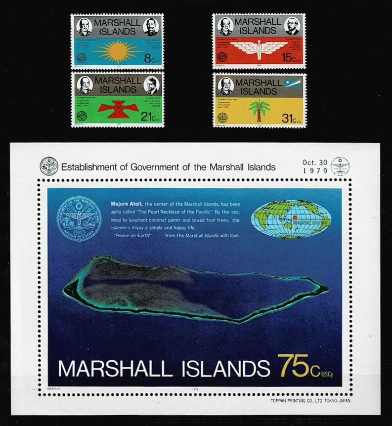 幻の切手5種セット マーシャル諸島発行 | 切手,ヨーロッパ | 趣味の