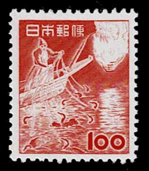通常切手 鵜飼 100円 | 切手,国内戦後 | 趣味の中古切手や紙幣・硬貨の