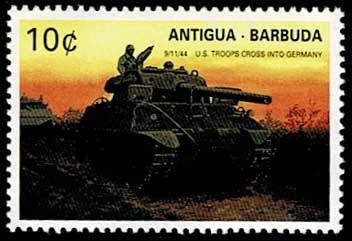 第2次世界大戦 切手9種セット アンティグア・バーブーダ発行 | 切手