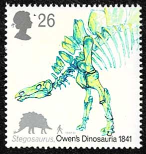 恐竜切手 5種セット イギリス発行 | 切手,ヨーロッパ | 趣味の中古切手