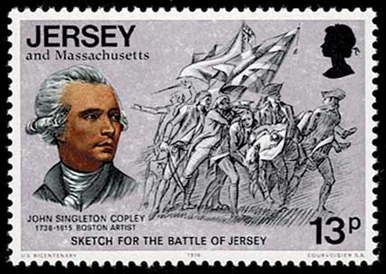 アメリカ独立200周年記念 切手4種セット ジャージー代官管轄区