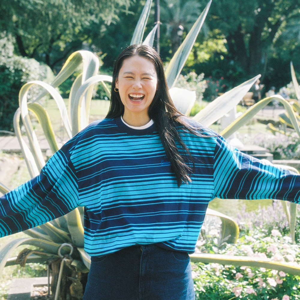 田中シェン ボーダー天竺ロンT | 田中シェン | JUGLANS