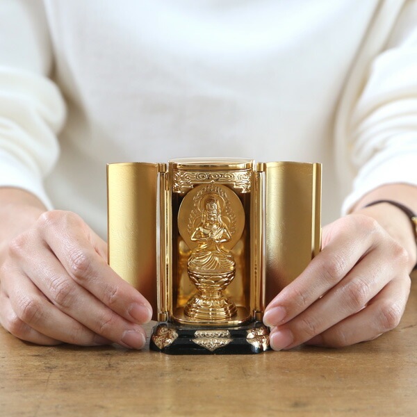 仏像】 大日如来 金属製厨子入 | 仏具,仏像(金属製) | がらんどう｜手