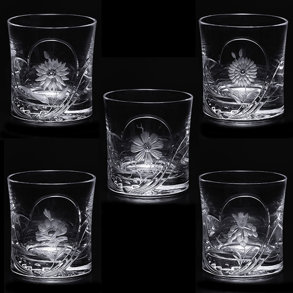 マイセン クリスタルシャンパングラス 高さ22.5㎝ 東Y7-1128☆1F