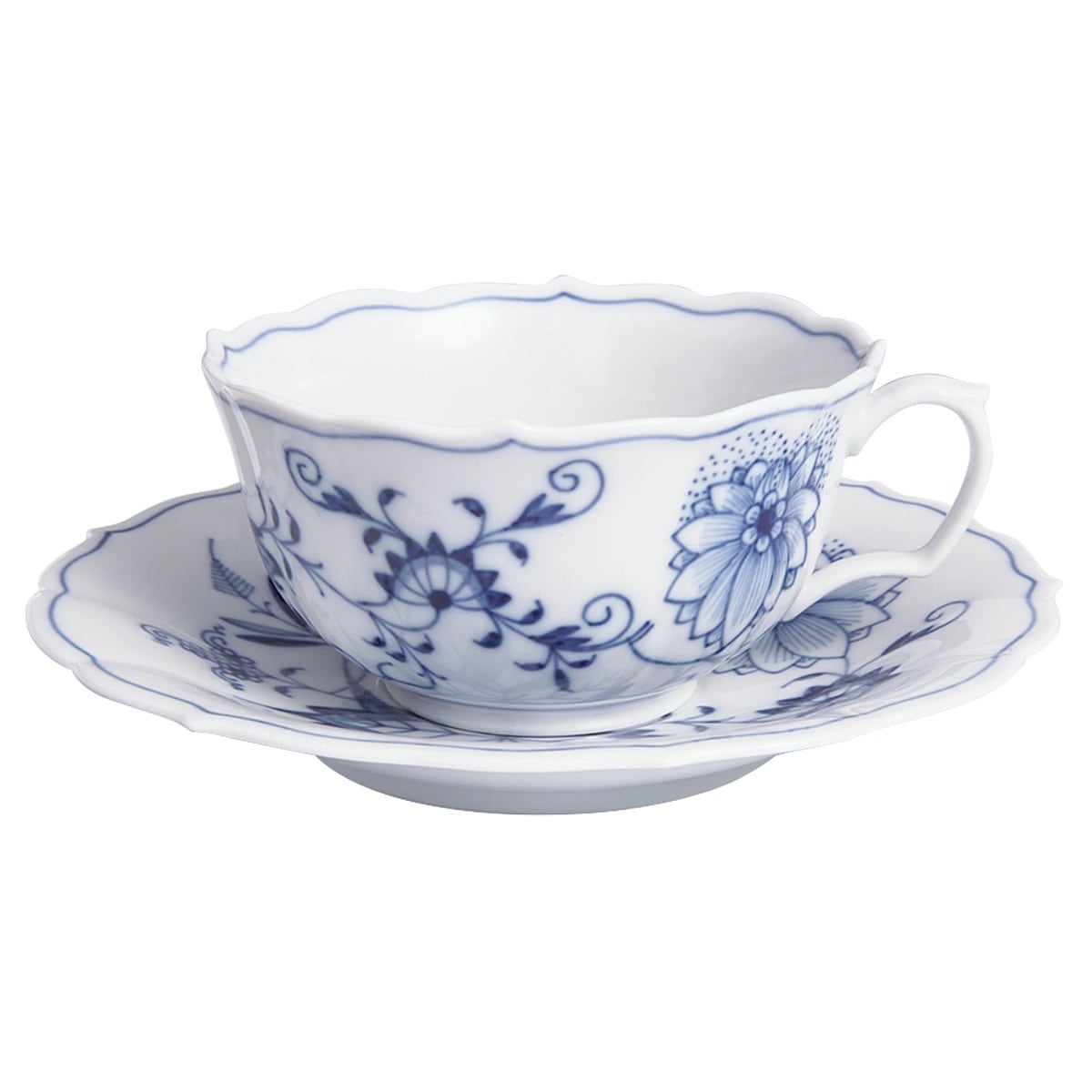 マイセン ブルーオニオン ティーカップ＆ソーサー 800101/00633