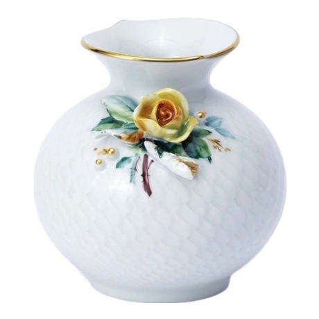 マイセン バラ 花瓶 9cm 50925/719391 | 花瓶 | ドイツの名窯 マイセン