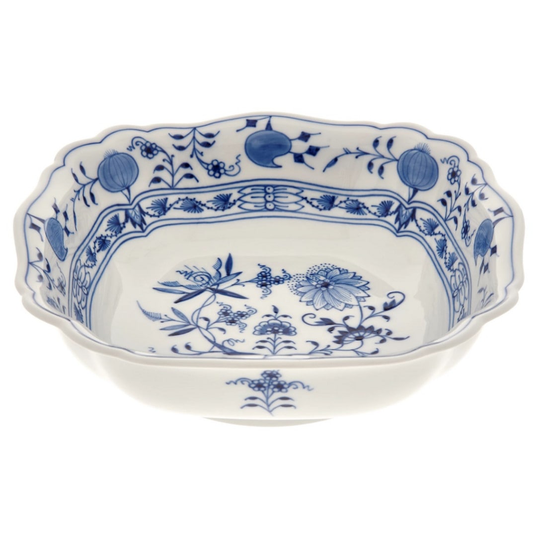 マイセン ブルーオニオン 角鉢 21cm 800101/00251 | ブルーオニオン