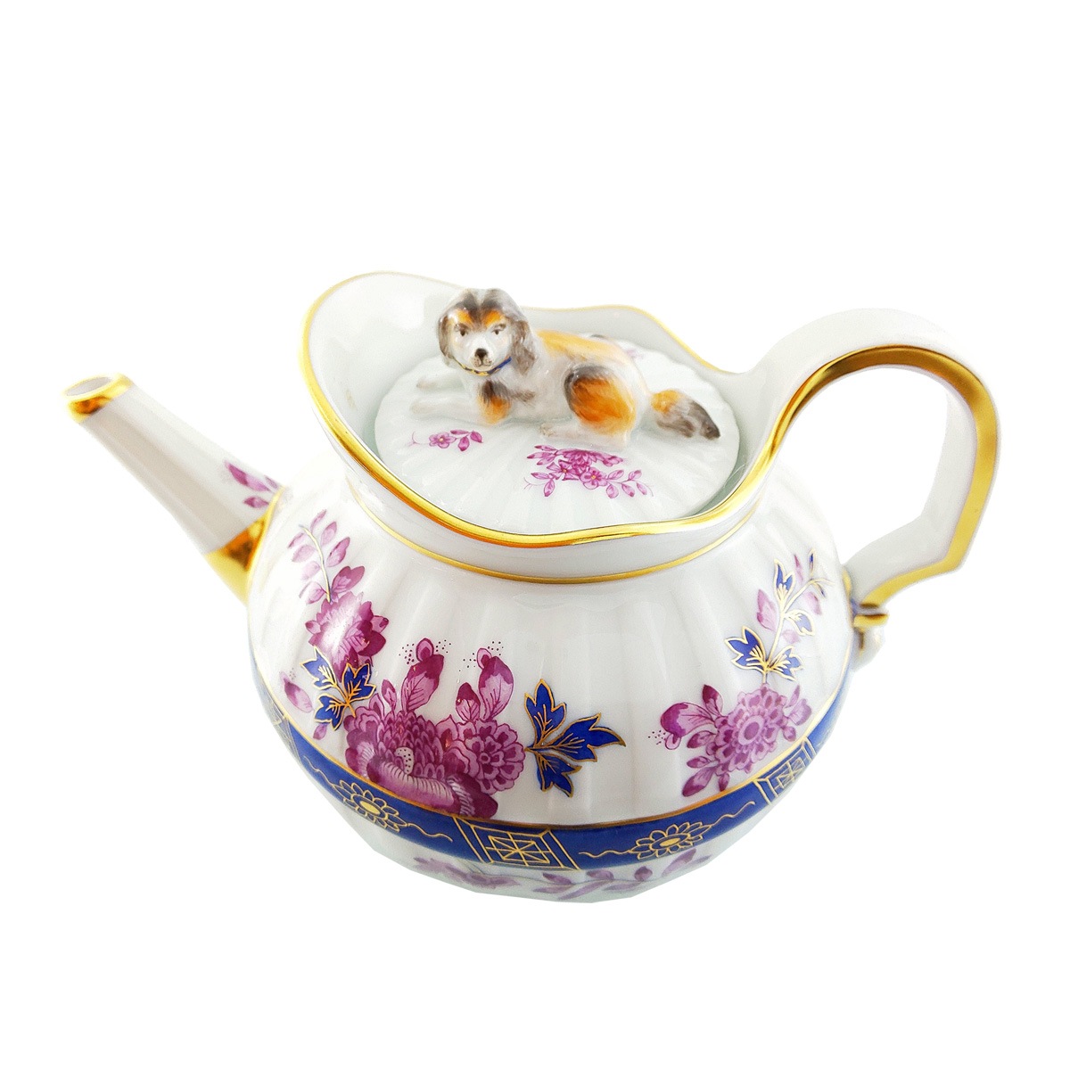 マイセン 犬のいるポット 58A023/55587 | ポット | ドイツの名窯