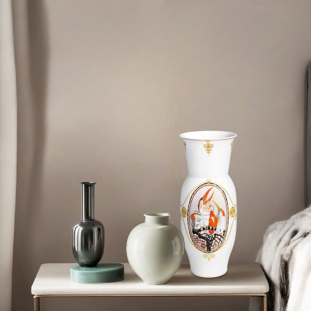 マイセン 花瓶「ふしぎな鳥」 50330/955684 | 世界限定品等 | ドイツの