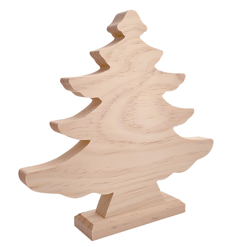 クリスマスツリー白木 トールペイント 木製クリスマスツリー トールペイント 白木 - メルカリ