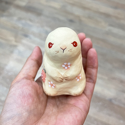 廃番・販売終了]]417-2495 うさぎの張り子 安斎久美パターン付き | [廃