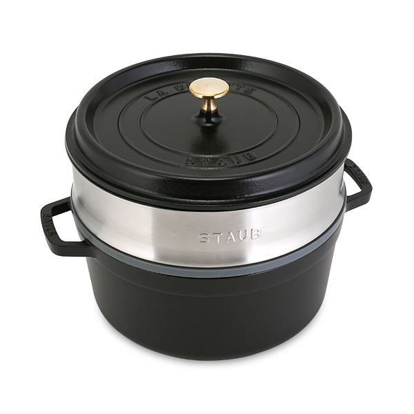 ストウブ 鍋 Staub ココットラウンド / スチーマーセット ラウンド