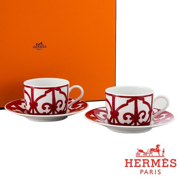 Hermes エルメス ガダルキヴィール Tea cup and saucer ティーカップ