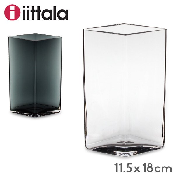 イッタラ Iittala ルーツ ベース Ruutu Vase 花瓶 11.5×18cm 1015