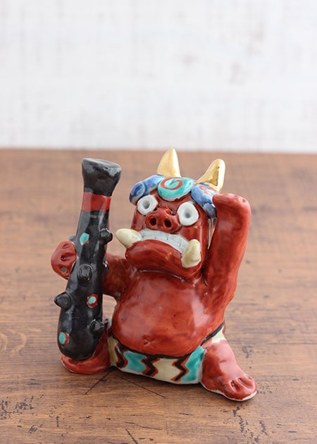 多田利子 福鬼（大）｜置物｜九谷焼のうつわ｜和食器通販 じろや