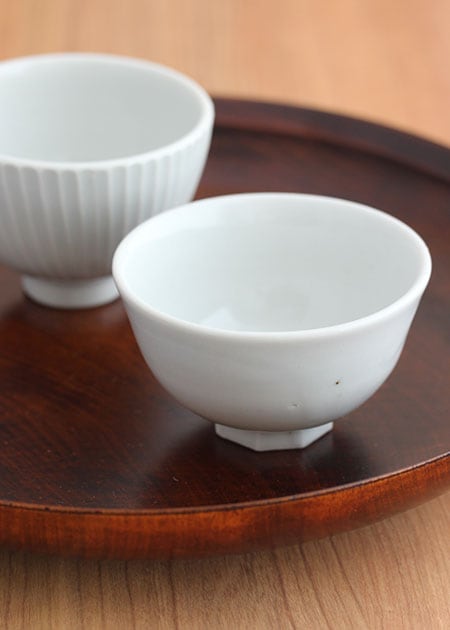 文吉窯「そメや」 汲出｜八角高台（白磁）｜九谷焼のうつわ｜和食器