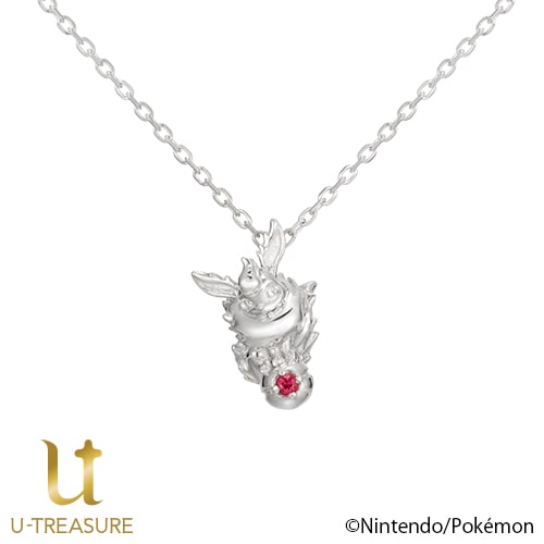 ポケモン】ブースター＆モンスターボール ネックレス シルバー