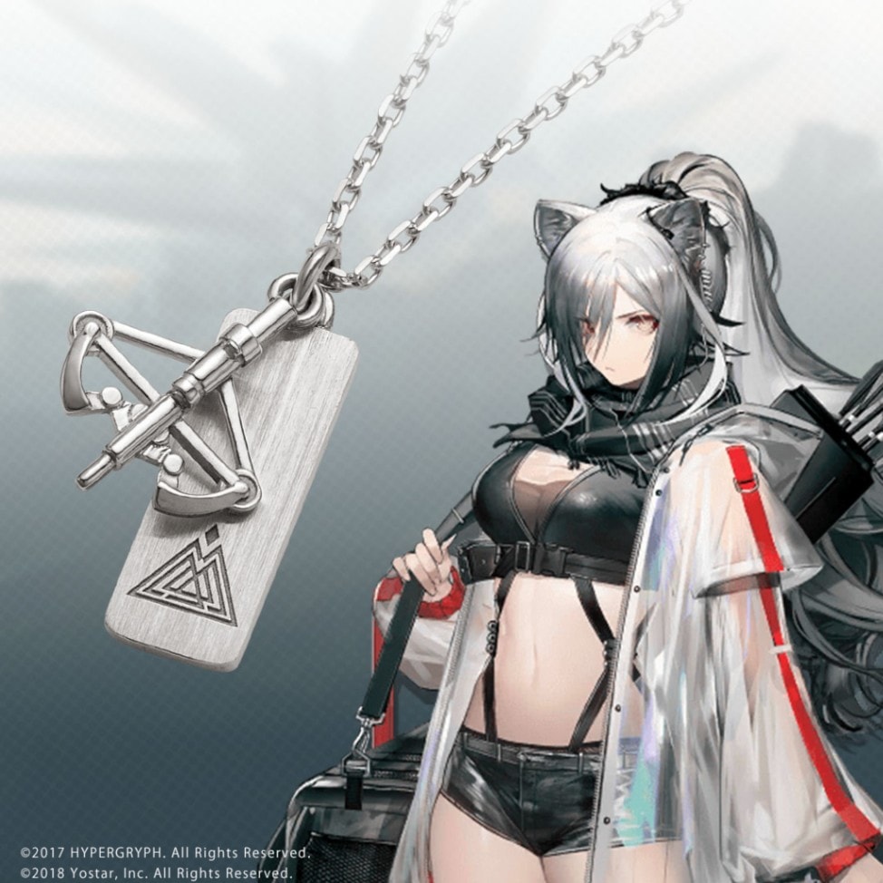 アークナイツ】モチーフネックレス （シュヴァルツ） シルバー |GIV
