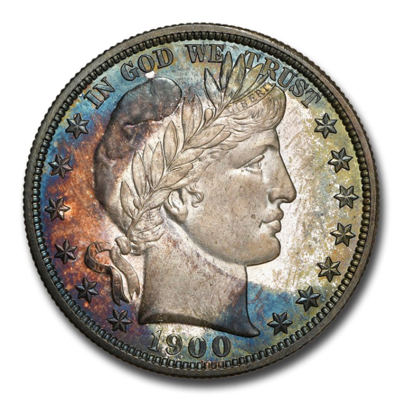 1900年 バーバー ハーフダラー 銀貨 50セント 女神 イーグル