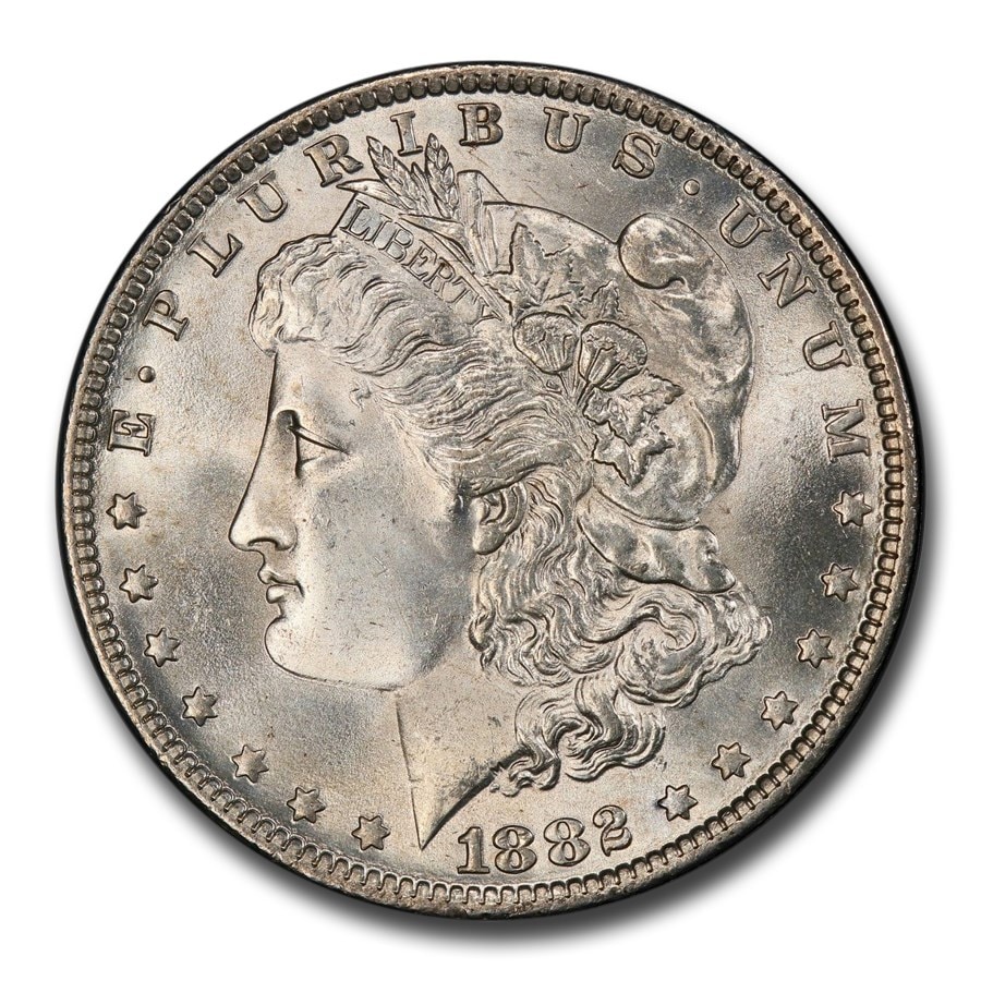 1882年 モルガン ダラー 銀貨 1ドル シルバー コイン モルガン ヘッド