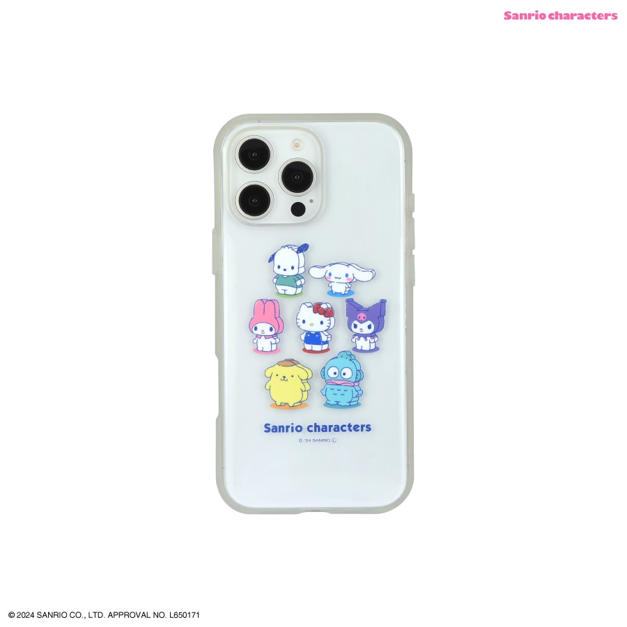 サンリオキャラクターズ IIIIfit Clear iPhone16 Pro Max 対応 ケース