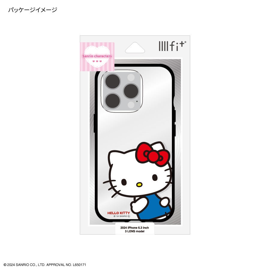 サンリオキャラクターズ IIIIfit Clear iPhone16 Pro 対応 ケース | さ